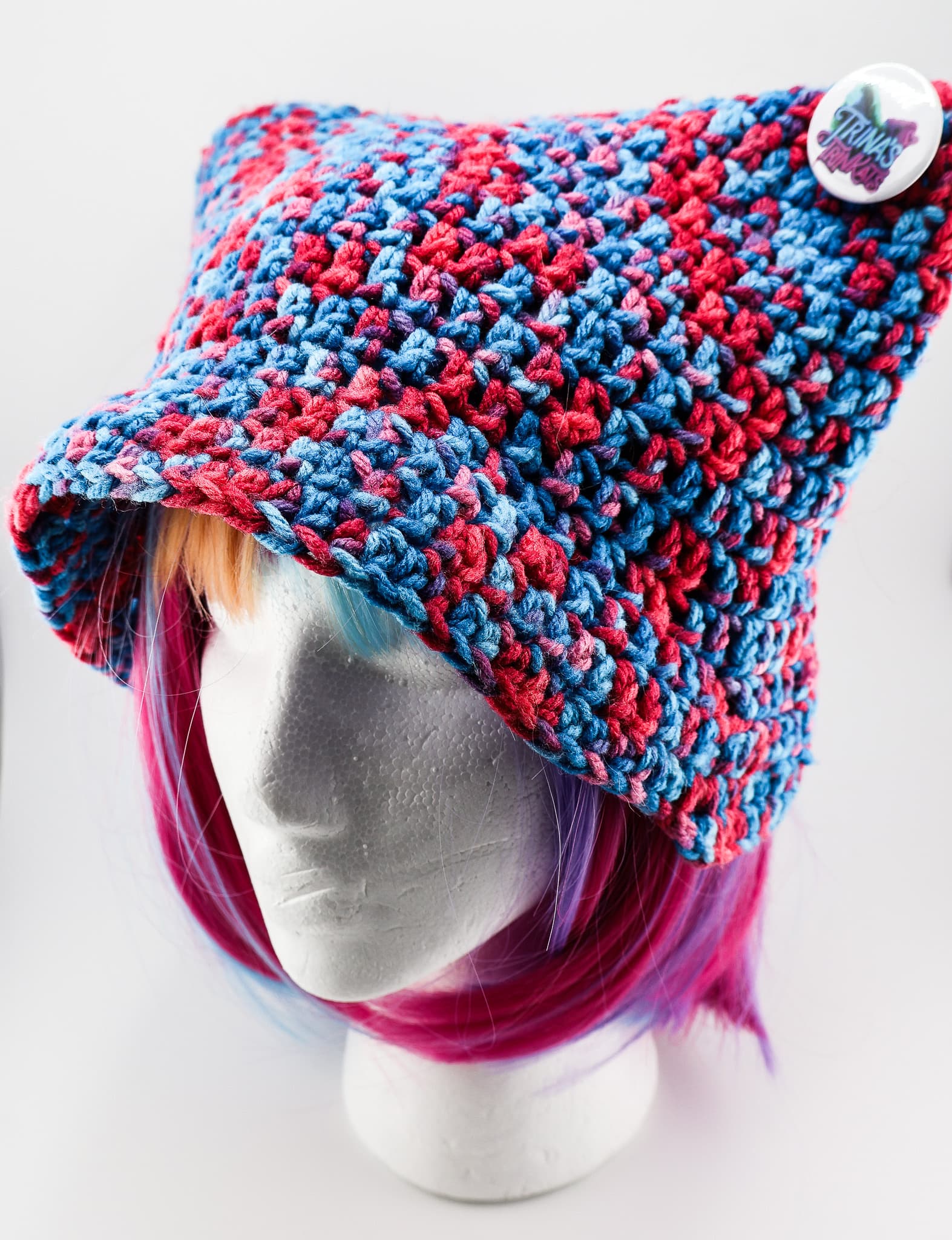 Bubblegum Blizzard Kitten Hat