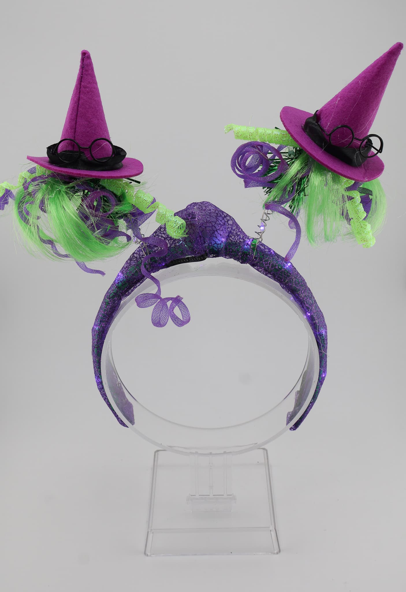Neon Nightfall Witch Headband